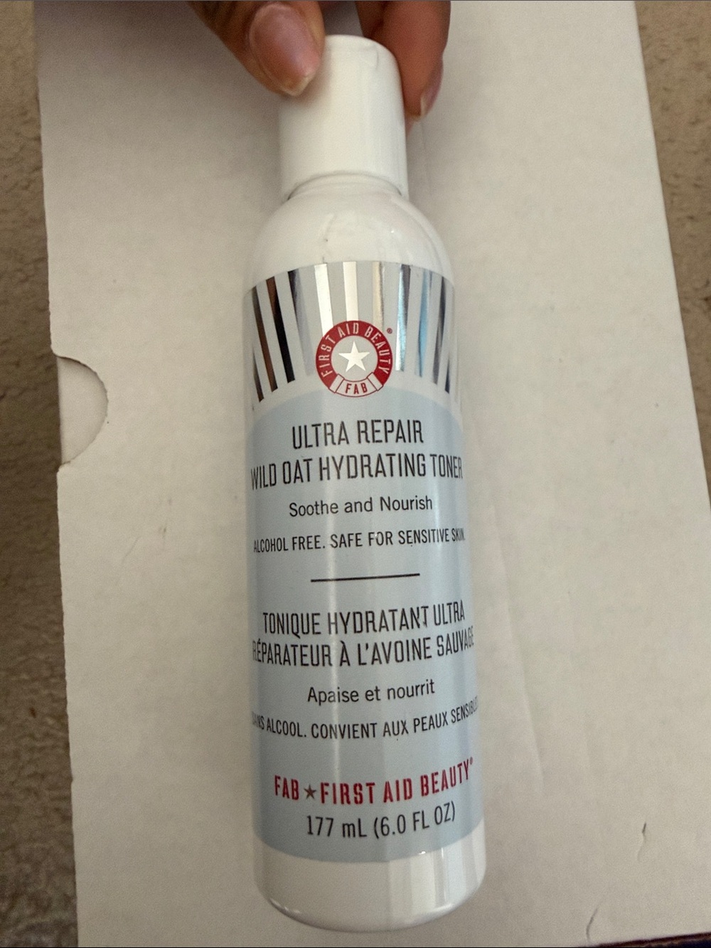 First Aid Beauty Ultra Repair Wild Oat Hydrating Toner - Light Blue Bottle
